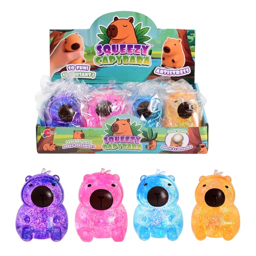Squishy Maltose Translucent Capybarra Assorted, One Supplied AA501258