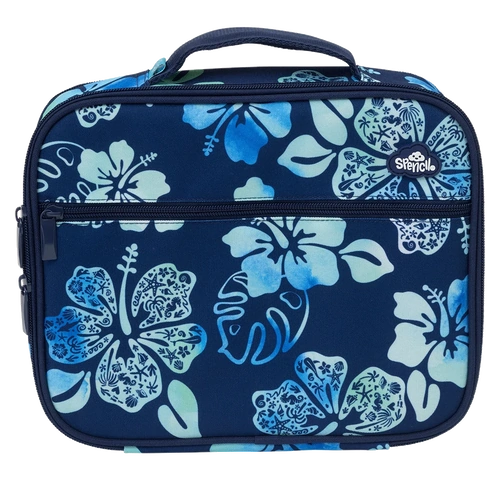 Spencil Big Cooler Lunch Bag - Midnight Hibiscus