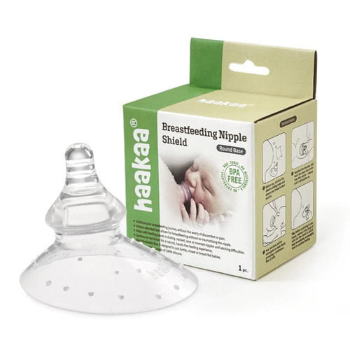 Haakaa Breastfeeding Nipple Shield Round Shape 1pc 037