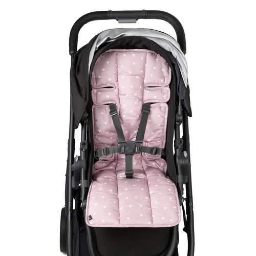 Outlook Baby Pram Liner - Dusty Rose Hearts