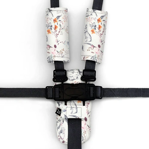 Outlook Baby Harness 3pc Cover Set - Enchanted Bunnies