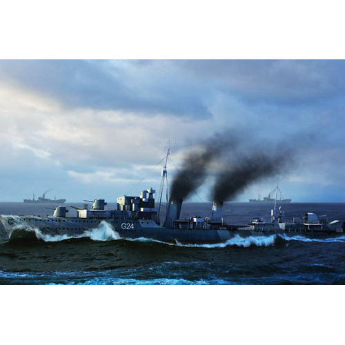 Trumpeter HMCS Huron Destroyer 1944 - Aus Decals 1:350 Scale Model Kit 05333