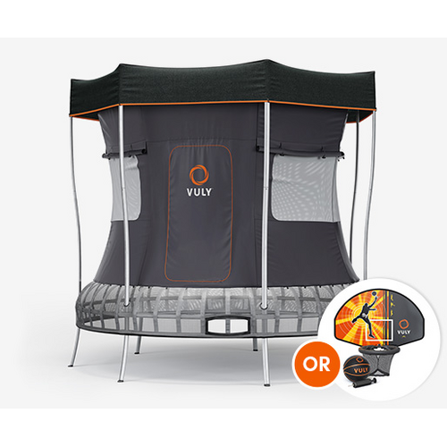 Vuly Thunder Trampoline FREE tent bundle OR Basketball Hoop - 10ft Medium
