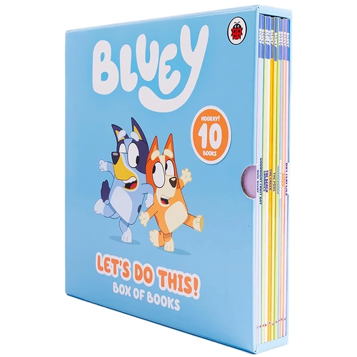 Bluey Let's Do This Box of Books 10 Book Slipcase