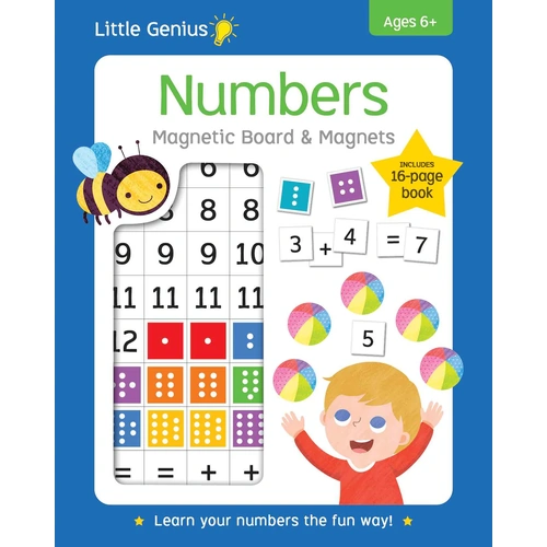 Little Genius Numbers Magnetic Board & Magnets 16933
