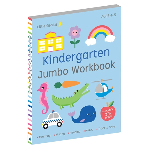 Little Genius Kindergarten Jumbo Workbook 28189