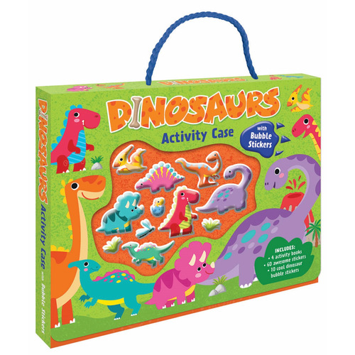 Lake Press Bubble Sticker Activity Case Vol.3 - Dinosaurs 2995