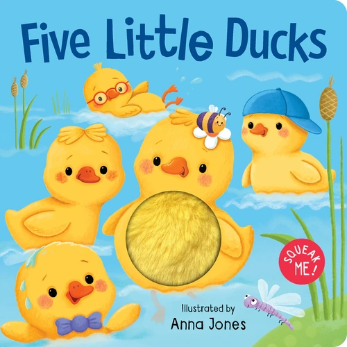 Squeaky Plush Board Book - Five Little Ducks 4142