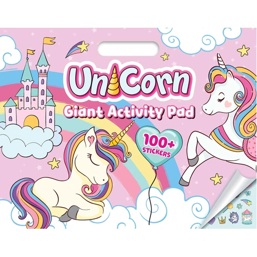 Lake Press Giant Activity Pad - Unicorns 7808