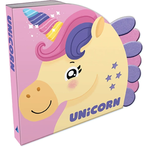 Lake Press Shaped Felt Book - Unicorn 8256