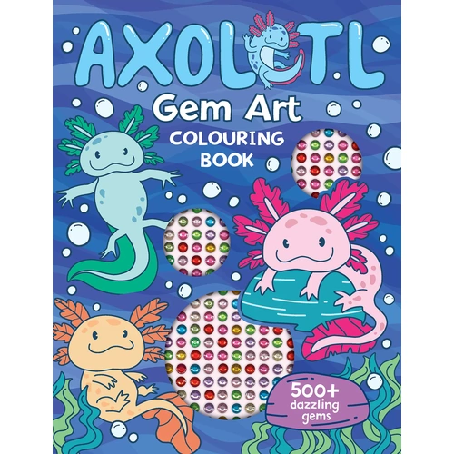 Gem Art Colouring Book - Axolotl 9734