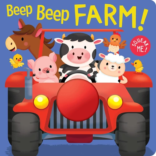 Squeak Me! Board Book - Beep Beep Farm! 0075