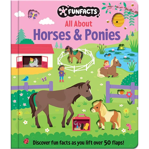 FunFacts Lift the Flap Board Book - All About Horses & Ponies 0235
