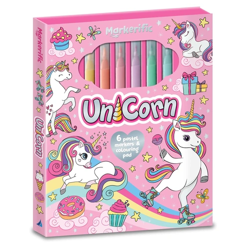Lake Press Markerific Activity Folder - Unicorn 0327