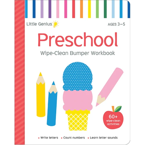 Little Genius Vol. 2 - Bumper Wipe-Clean Book - Preschool 3496