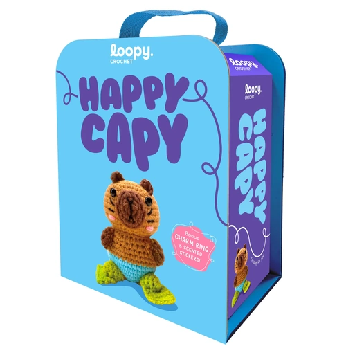 Loopy Crochet Book & Kit - Happy Capy