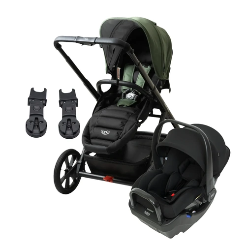Valco Baby Ark Stroller + Britax B-Pod Lite Travel System Basil