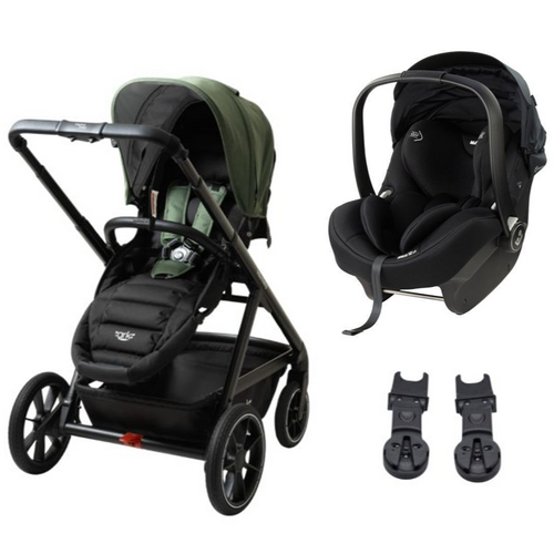 Valco Baby Ark Stroller Basil + Maxi Cosi Mico 12 LX Capsule Travel System