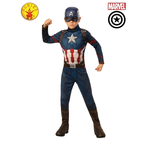 Rubies Deerfield Marvel Avengers Captain America Classic Costume 6522 [Size: 3-5yrs]