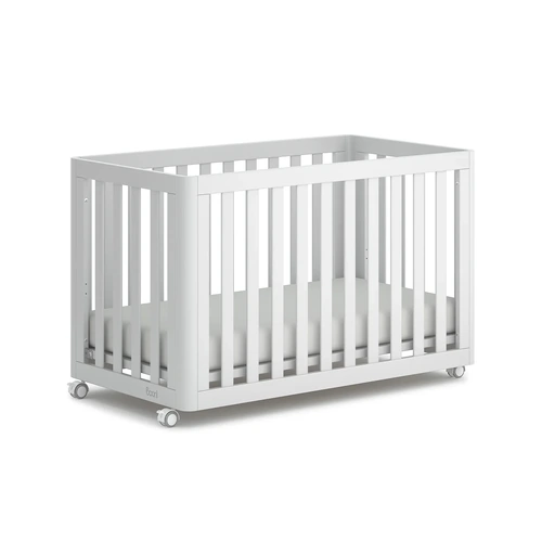 Boori Turin Compact Baby Cot - Barley White