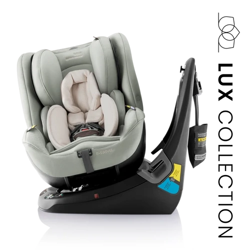 Britax Safe n Sound B-Swivel LUX Convertible Car Seat - Silver Fern