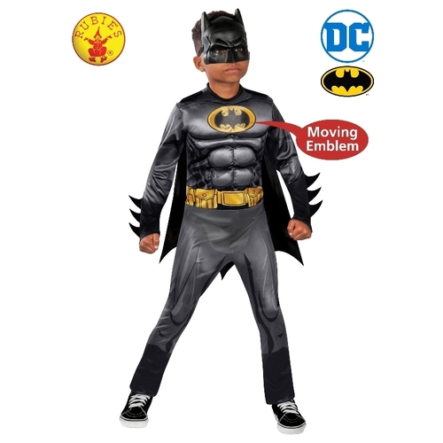 DC Comics Batman Deluxe Lenticular Child Costume Dress Up [Size: 6-8yrs] 3188