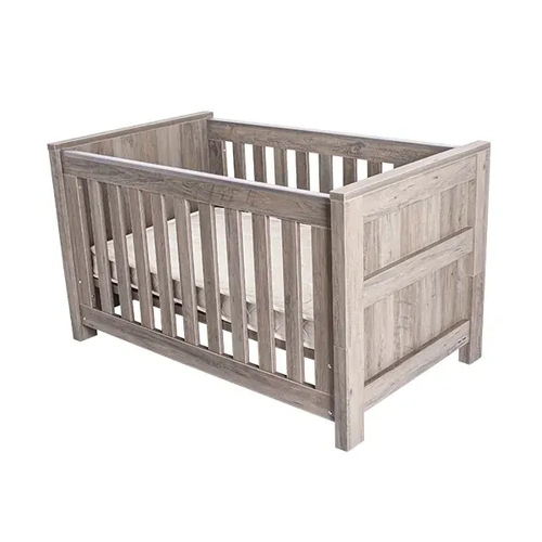 Love n Care Bordeaux Cot with Innerspring Mattress Vintage Brown