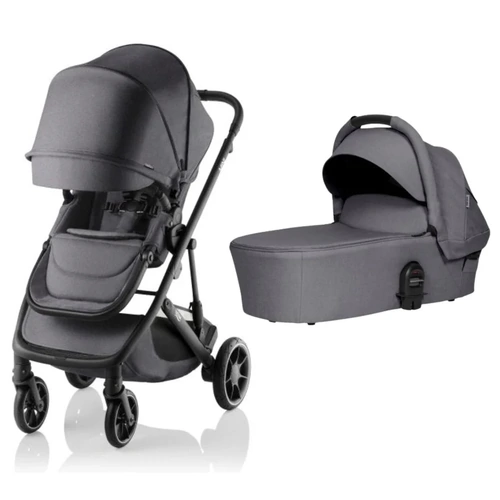Britax Mini Stroller Mineral Grey with Bassinet