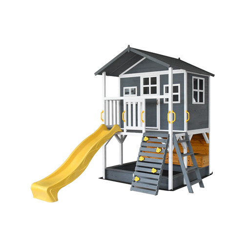 KidzShack CABOODLE Shack Cubby House + Mud Kitchen - NO SLIDE