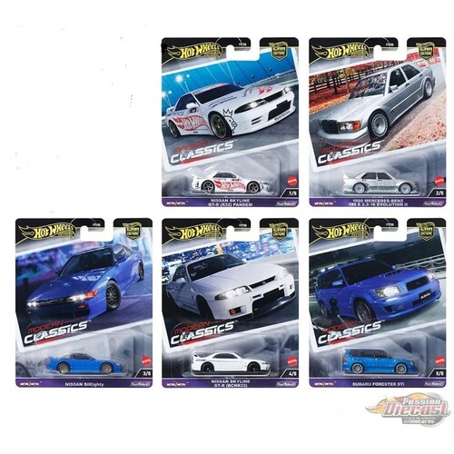 Hot Wheels Premium Car Culture Modern Classics Set of 5 FPY86-961E