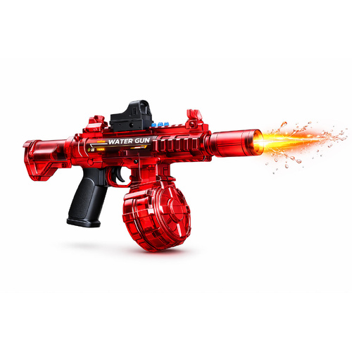 Huidi Electric Water Pistol with Light & Recoil effects RED HUI-CY108-R