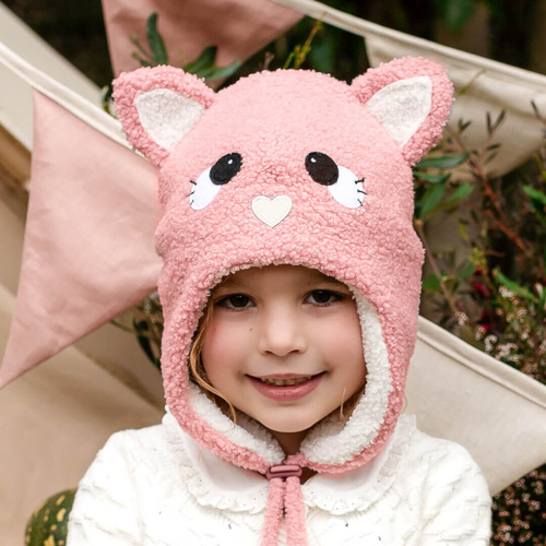 Bedhead Kitty Snuggle Beanie [Colour: Pink]