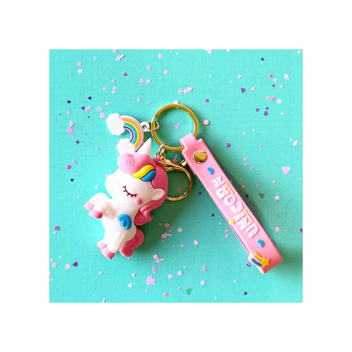 Sweet As Sugar Key Chain Pink Unicorn L02