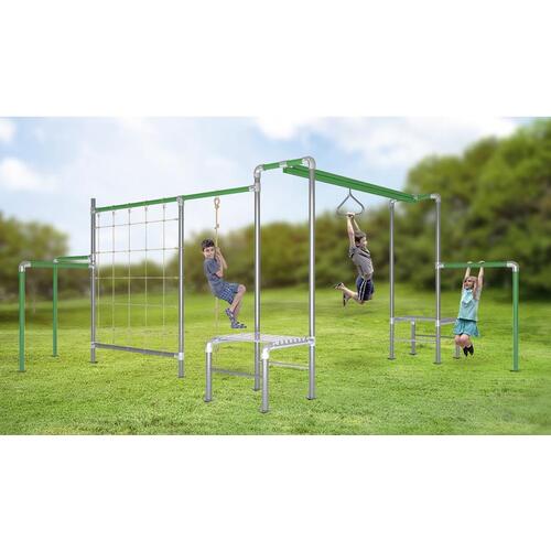 Lifespan Junior Jungle Monsoon - Flying Fox with Climbing Net & Rope**