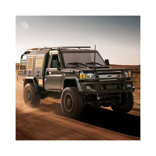 MN Model 1:12 Toyota Land Cruiser LC79 Supertourer 4WD R/C Rock Crawler MN-82S - Black