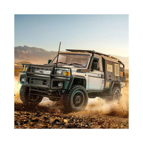 MN Model 1:12 Toyota Land Cruiser LC79 Supertourer 4WD R/C Rock Crawler MN-82S - Grey