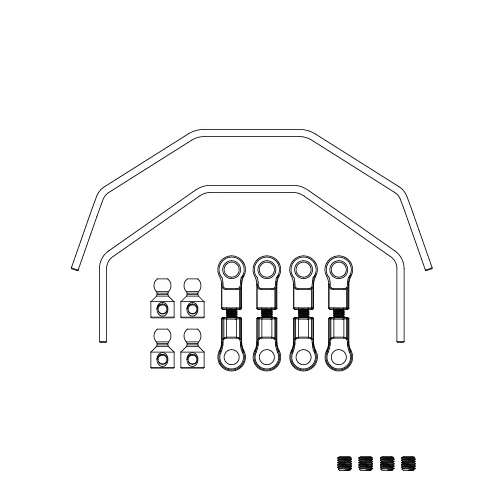 MJX Front & Rear Anti-Roll Bar MJXS-10121