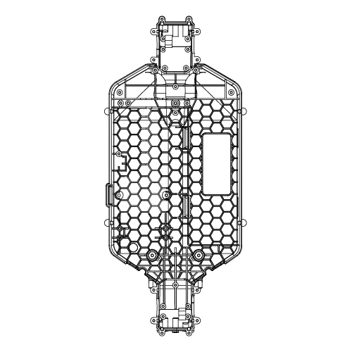 MJX Chassis (Suits MJX-10208) MJXS-10300