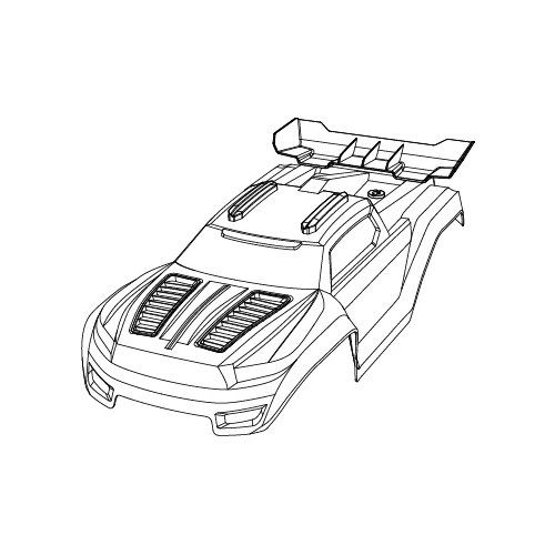 MJX Body Shell Assembly MJXS-P1230A