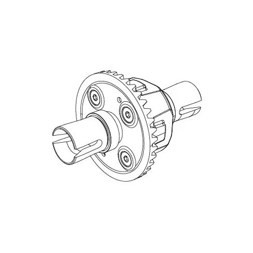 MJX Front & Rear Differentials MJXS-P12420
