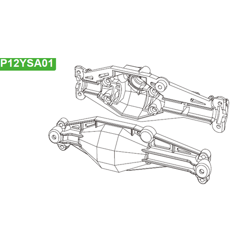 MJX Front Axle MJXS-P12YSA01
