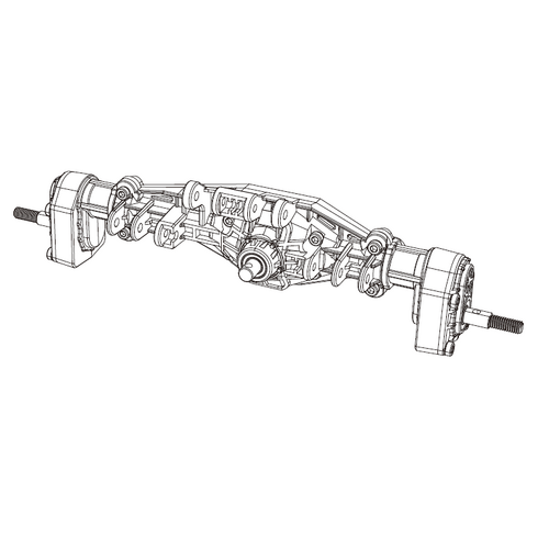 MJX Rear Axle Assembly MJXS-P12YSB