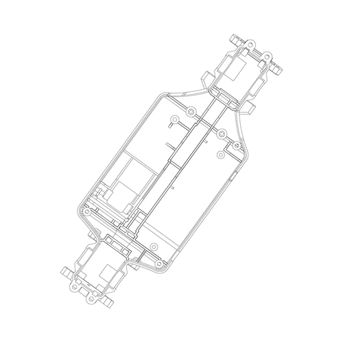 MJX Frame (Bottom) (20208) MJXS-P2015B