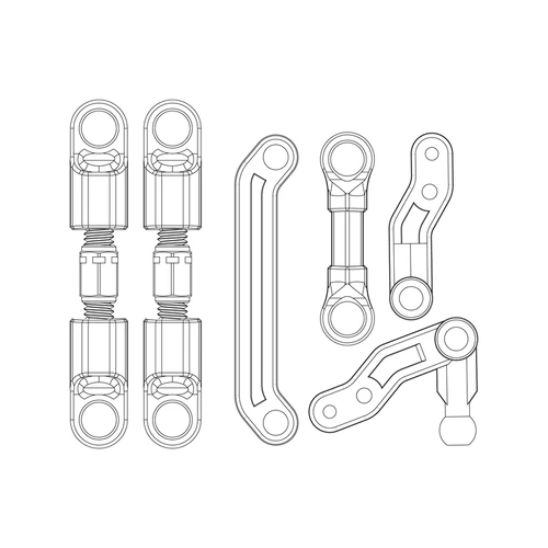 MJX Steering Transmission Group (20208) MJXS-P2042