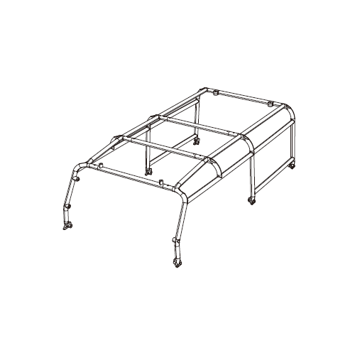 MJX Car Cage (Kit) (Suits MJX H8H AllRock) MJXS-P8HB04