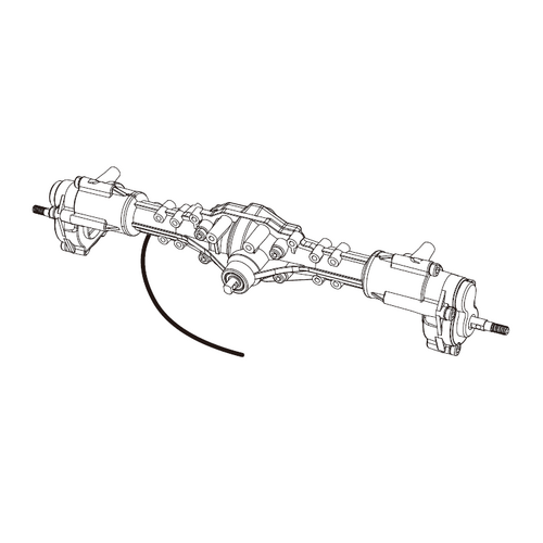 MJX Rear Axle Shaft Assembly (H8H) M JXS-P8HSB
