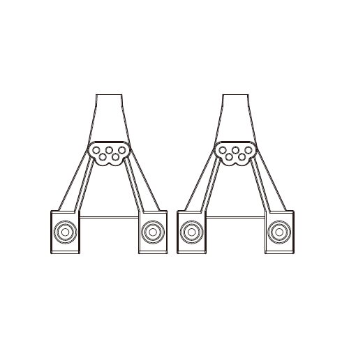 MJX Front Shocktower (Suits MJX H8H AllRock) MJXS-P8HV08