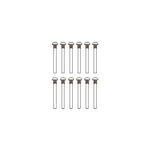MJX Screws 2.5x25/M3x4mm (12pcs) [18208] MJXS-XHPHM25250