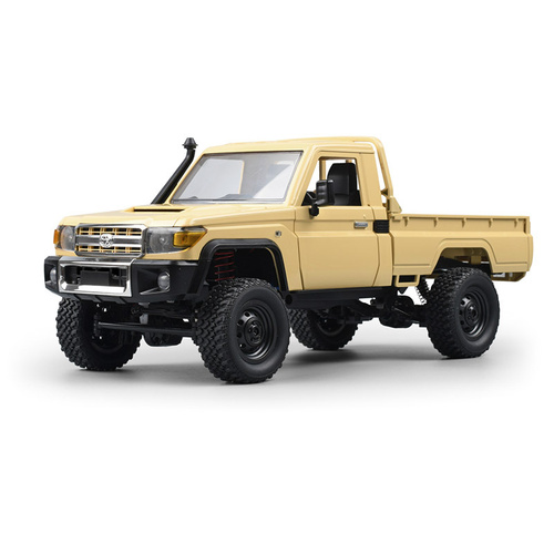 MN Model 1:12 Toyota Land Cruiser LC79 4WD R/C Rock Crawler RTR (Yellow)