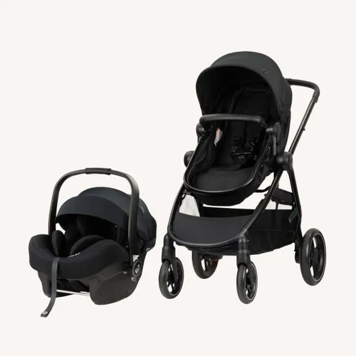 Maxi Cosi Travel System Mali Pram/Stroller and Mico 12 LX Capsule - Twillic Black